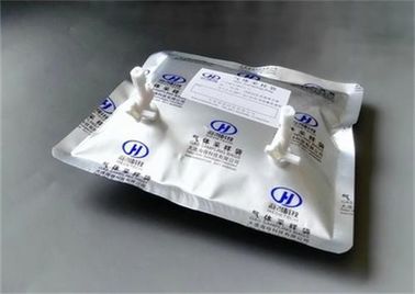 Chine Sac de prélèvement composé de gaz de film d'aluminium multicouche en aluminium avec la double-valve de robinet avec le samplig de seringue de septum de silicone fournisseur