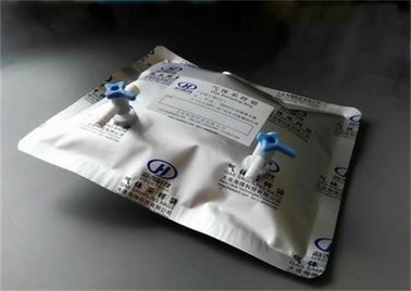 Chine Devex Sac de prélèvement de gaz en film composite en papier plastique multicouche avec seringuette à double soupape en silicone à bouchon d'ouverture latérale fournisseur