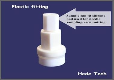 Chine Montage en plastique avec l'échantillonnage de seringue de port de septum de silicone   sacs d'échantillon d'air de sac de prélèvement de gaz fournisseur