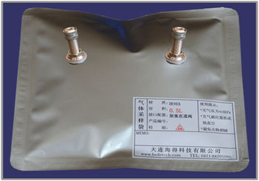 Chine Sacs de prélèvement d'air/gaz de DEVEX avec le double-montage en métal avec le septum de silicone pour la seringue DEV62_0.5L de échantillonnage fournisseur