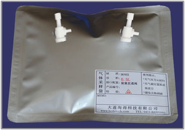 Chine Sacs de prélèvement de gaz de DEVEX avec la double-valve de PTFE avec le septum de silicone pour la seringue prélevant le sac d'échantillon d'air de DEV72_1L fournisseur