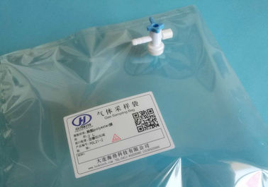 Chine Sac de prélèvement de gaz de polyester avec la valve de côté-ouverture de robinet de PC avec la protection POL21_8L (sacs de septum de silicone d'odeur/sac de puanteur) fournisseur