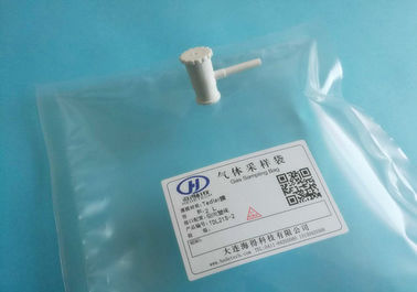Chine Le sac de prélèvement de gaz de Dupont Tedlar® PVF avec la valve du septum pp de silicone de valve de pp comporte 3/16&quot; OD (4.76mm/7mm) TDL71_0.5L fournisseur