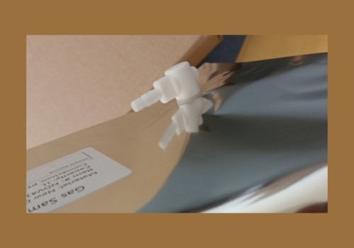 Chine Nouveaux sacs de prélèvement de gaz en feuille de papier Devex multicouches avec soupape en PTFE à ouverture latérale (&amp; septum fitting) (NDV41_1L) fournisseur