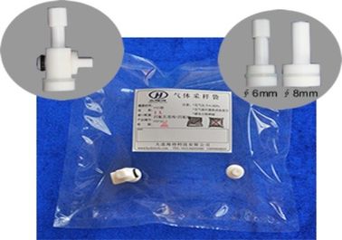 Chine Sacs de prélèvement de gaz de ®FEP avec la valve et la seringue sampling+PTFE de PTFE de port de septum adaptant FEV3Z_1L (sacs d'échantillon d'air) fournisseur