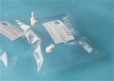 Sacs de prélèvement de gaz de Tedlar® PVF avec la valve droite +PTFE de PTFE convenable et échantillonnage 0.5L (sac de seringue de port de septum d'échantillon d'air)