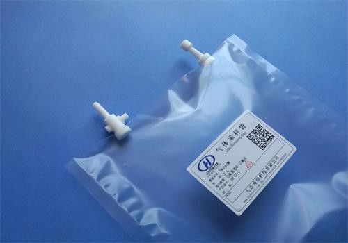 Sacs de prélèvement de gaz de Tedlar® PVF avec PTFE valve+PTFE 